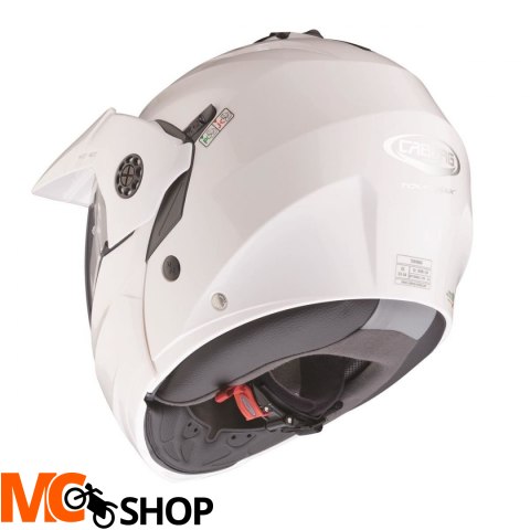 CABERG KASK SZCZĘKOWY FLIP-UP ENDURO TOURMAX BIAŁY
