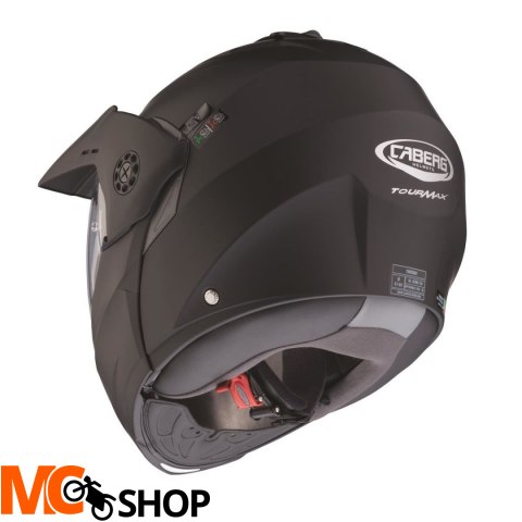 CABERG KASK SZCZĘKOWY FLIP-UP ENDURO TOURMAX CZARN