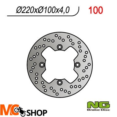 NG NG100 TARCZA HAMULCOWA TYŁ KAWASAKI ZX 6R 98-07