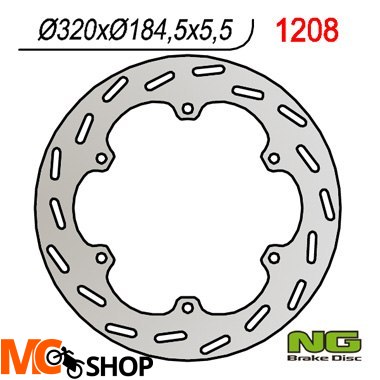 NG1208 TARCZA HAMULCOWA TYŁ HONDA GL 1500 GOLD WIN