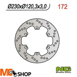 NG172 TARCZA HAMULCOWA PRZÓD KAWASAKI KMX 125 86-0