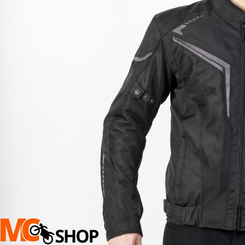 OZONE KURTKA MOTOCYKLOWA TEKSTYLNA FLOW BLACK