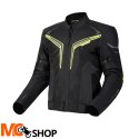 OZONE KURTKA TEKSTYLNA FLOW BLACK/FLUO YELLOW