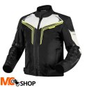 OZONE KURTKA TEKSTYLNA FLOW BLACK/GREY/FLUO YELLOW