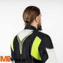 OZONE KURTKA TEKSTYLNA FLOW BLACK/GREY/FLUO YELLOW