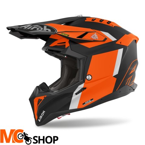 AIROH KASK OFF-ROAD AVIATOR 3 GLORY ORANGE MATT