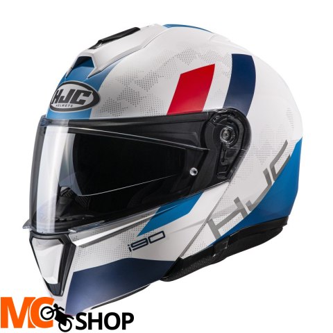 HJC KASK SYSTEMOWY I90 SYREX WHITE/BLUE/RED