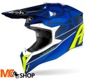 AIROH KASK OFF-ROAD JUNIOR WRAAP MOOD BLUE GLOSS