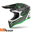 AIROH KASK OFF-ROAD WRAAP MOOD GREEN MATT