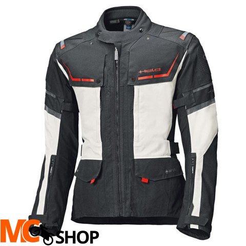 HELD KURTKA TEKSTYLNA KARAKUM [GORE-TEX] GREY/BLAC