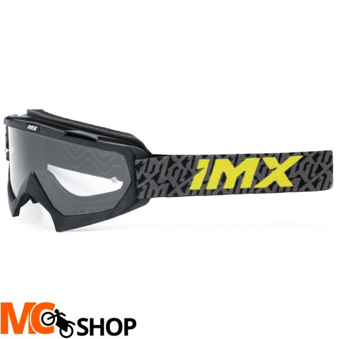 IMX GOGLE MUD BLACK MATT/GREY/FLUO YELLOW SZYBA CL