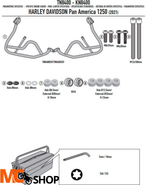 GIVI GMOLE SILNIKA HARLEY DAVIDSON PAN AMERIC 1250