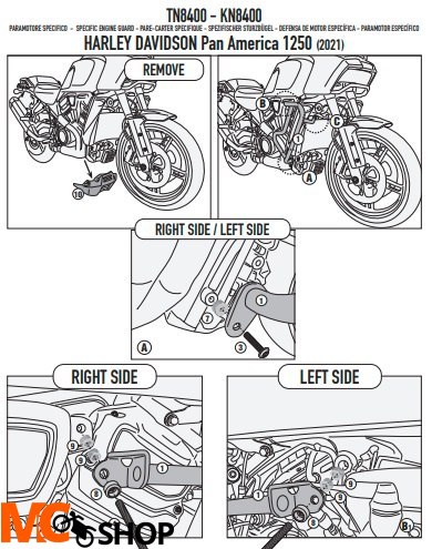 GIVI GMOLE SILNIKA HARLEY DAVIDSON PAN AMERIC 1250