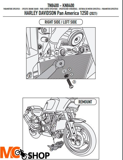 GIVI GMOLE SILNIKA HARLEY DAVIDSON PAN AMERIC 1250