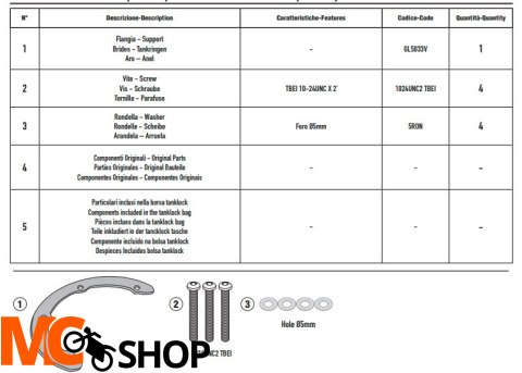 KAPPA BF65K MOCOWANIE TANKLOCK HARLEY-DAVIDSON PAN