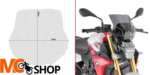 GIVI SZYBA DYMIONA 29 x 31 POTRZE KIT A5139A - BMW