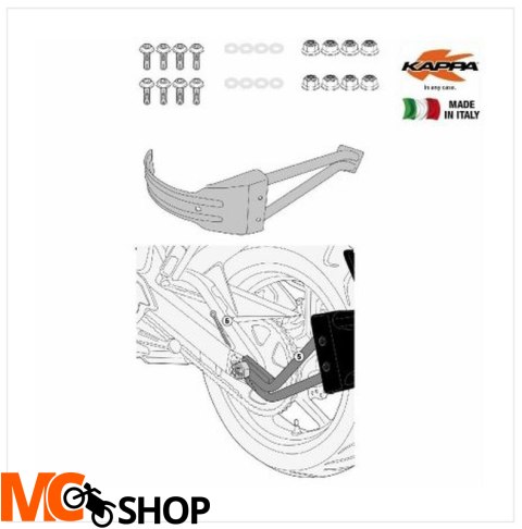 KAPPA MOCOWANIE BŁOTNIKA KRM02 YAMAHA MT-07 TRACER