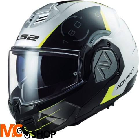 LS2 KASK MODUŁOWY FF906 ADVANT CODEX WHITE BLACK