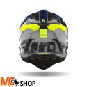 AIROH KASK OFF-ROAD AVIATOR 3 PUSH BLUE GLOSS