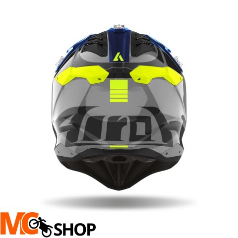 AIROH KASK OFF-ROAD AVIATOR 3 PUSH BLUE GLOSS