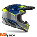 AIROH KASK OFF-ROAD AVIATOR 3 PUSH BLUE GLOSS