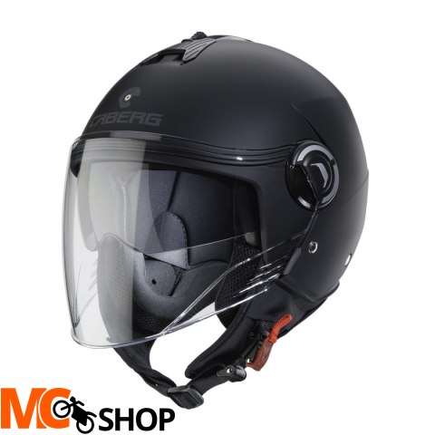 CABERG KASK JET Z BLENDĄ RIVIERA V4X CZARNY MAT