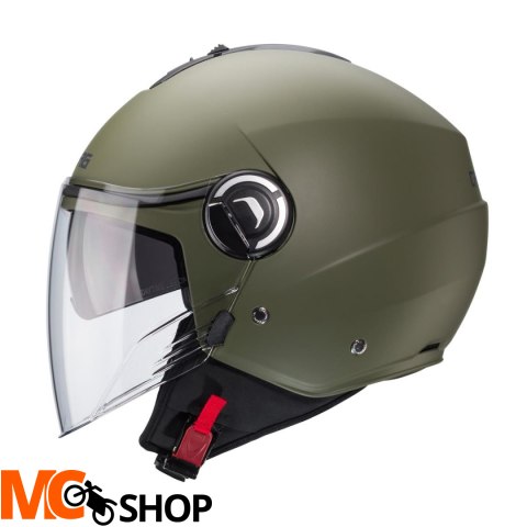CABERG KASK JET Z BLENDĄ RIVIERA V4X ZIELONY MAT