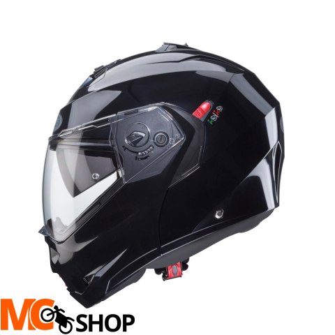 CABERG KASK SZCZĘKOWY FLIP-UP DUKE X CZARNY POŁYSK