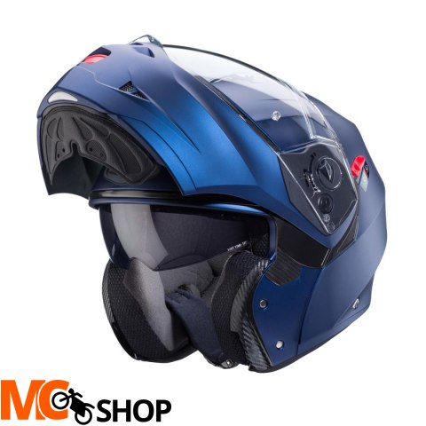 CABERG KASK SZCZĘKOWY FLIP-UP DUKE X NIEBIESKI MAT