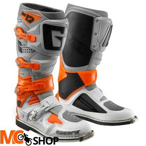 GAERNE BUTY CROSS SG-12 WHITE/ORAN/GREY BIAŁY/POM