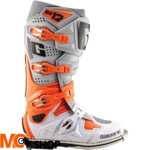 GAERNE BUTY CROSS SG-12 WHITE/ORAN/GREY BIAŁY/POM