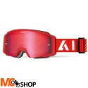 GOGLE AIROH BLAST XR1 RED MATT SZYBA BLUE MIRRORED