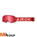 GOGLE AIROH BLAST XR1 RED MATT SZYBA BLUE MIRRORED