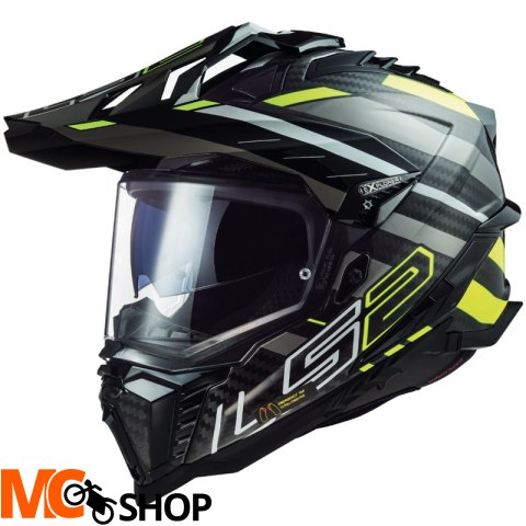 LS2 KASK OFF-ROAD MX701 EXPLORER C EDGE BLAC H-V Y