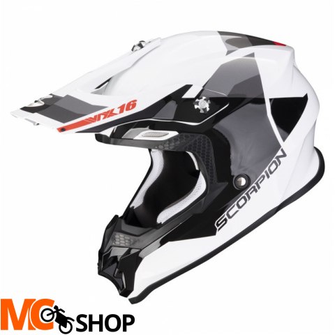 SCORPION KASK OFF-ROAD VX-16 AIR SPECTRUM WH-SILVE