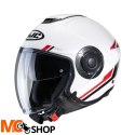 HJC KASK OTWARTY I40 PADDY WHITE/RED