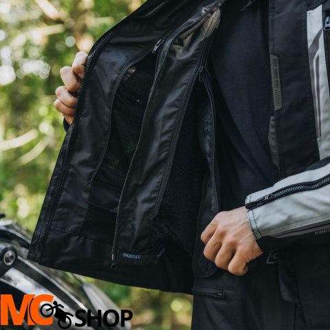 OZONE KURTKA TEKSTYLNA TOUR III BLACK/FLUO YELLOW