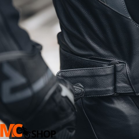 REBELHORN KURTKA MOTO SKÓRZANA VELOCE BLACK/WHITE