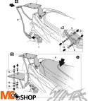 SHAD STELAŻ KUFRA TYŁ DO KYMCO DTX 125 360