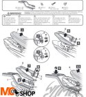 SHAD STELAŻ KUFRA TYŁ HONDA CB125F (21-22)