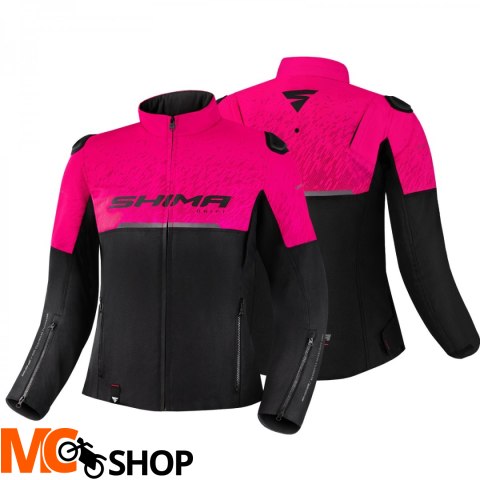 SHIMA KURTKA TEKSTYLNA MOTOCYKLOW DRIFT LADY PINK