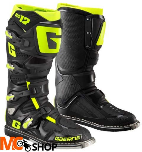 GAERNE BUTY CROSS SG-12 BLACK/YELLOW CZARNY/ŻÓŁTY