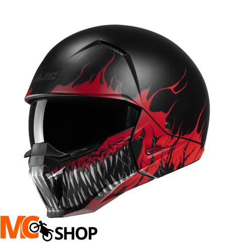 HKC KASK SYSTEMOWY I20 SCRAW BLACK/RED