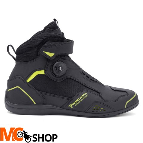 REBELHORN BUTY MOTOCYKLOWE SPARK II BLACK/FLUO YEL