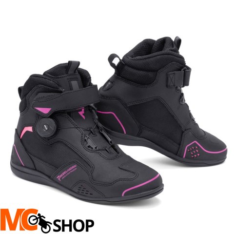 REBELHORN BUTY MOTOCYKLOWE SPARK II LADY BLACK/PIN