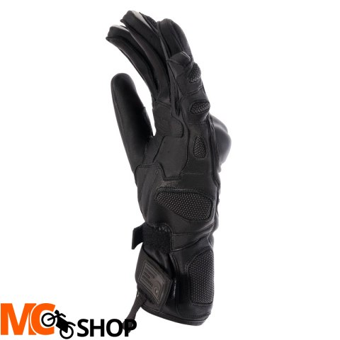 REBELHORN RĘKAWICE SKÓRZANE RANGE BLACK/LIGHT GREY