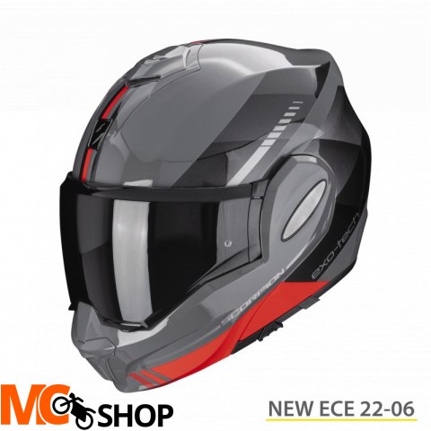 SCORPION KASK SZCZĘKOWY EXO-TECH GENRE GR-BK-RED