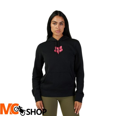 FOX BLUZA Z KAPTUREM LADY HEAD BLACK/PINK
