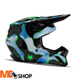 FOX KASK OFF-ROAD V1 ATLAS BLACK/GREEN