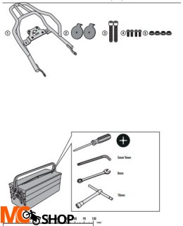 GIVI STELAŻ KUFRA CENTRALNEGO KAWASAKI Z 900 RS 18